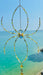 Suncatchers Golden Garden Web Beaded Spider Suncatcher