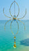 Suncatchers Golden Garden Web Beaded Spider Suncatcher