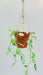 Suncatchers Leafy Plant Suncatcher with Glass Prisms & Spinner