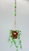 Suncatchers Jade Bloom Leafy Plant Suncatcher with Glass Prisms & Spinner