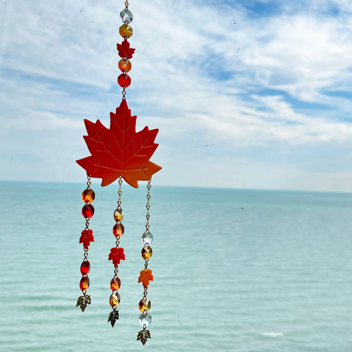 Maple Leaf Suncatcher