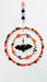 Suncatchers Midnight Harvest Bat – Halloween Crystal Bat Suncatcher