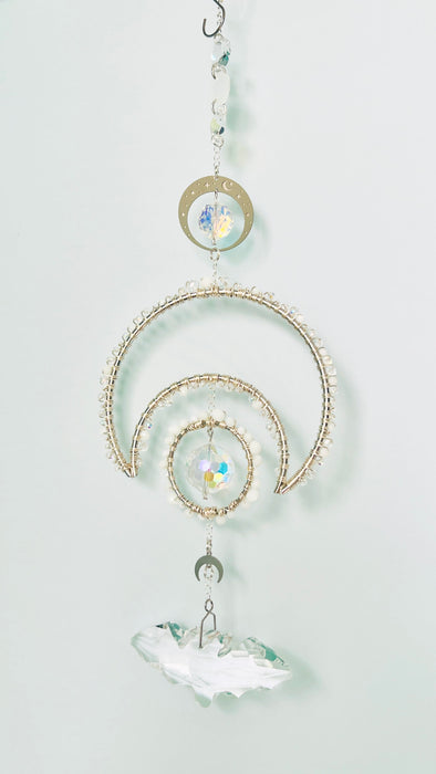 Suncatchers Moonlit Bat — Celestial Crystal Bat Suncatcher