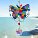 Suncatchers Multicolored Butterfly Suncatcher