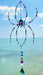 Suncatchers Peacock Web Beaded Spider Suncatcher