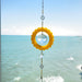 Suncatchers Yellow-Orange Scalloped Circle Suncatcher – Handmade Window Decor