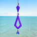 Suncatchers Purple Scalloped Triangle Suncatcher