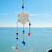 Suncatchers Shimmering blue Snowflake Suncatcher