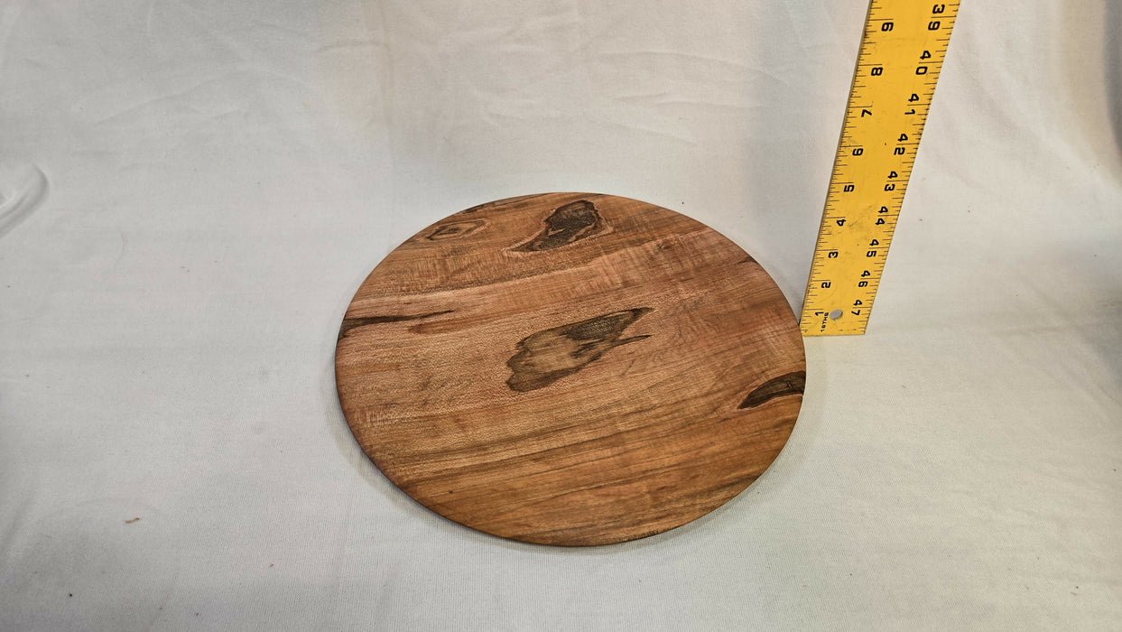 Ambrosia Maple Thin Platter 13-1/4" Hand Turned