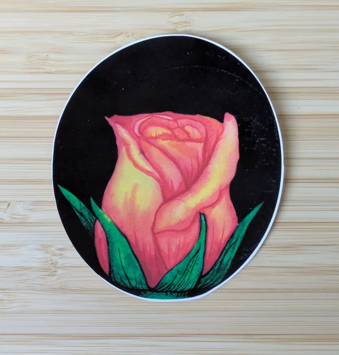 Rose Painting Sticker