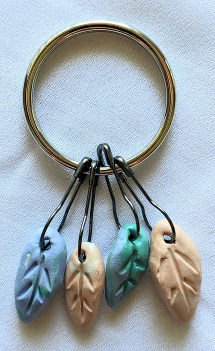 Leaf Stitch Markers (Set of 4)