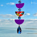 Purple & Multicolored Triple Arch Suncatcher