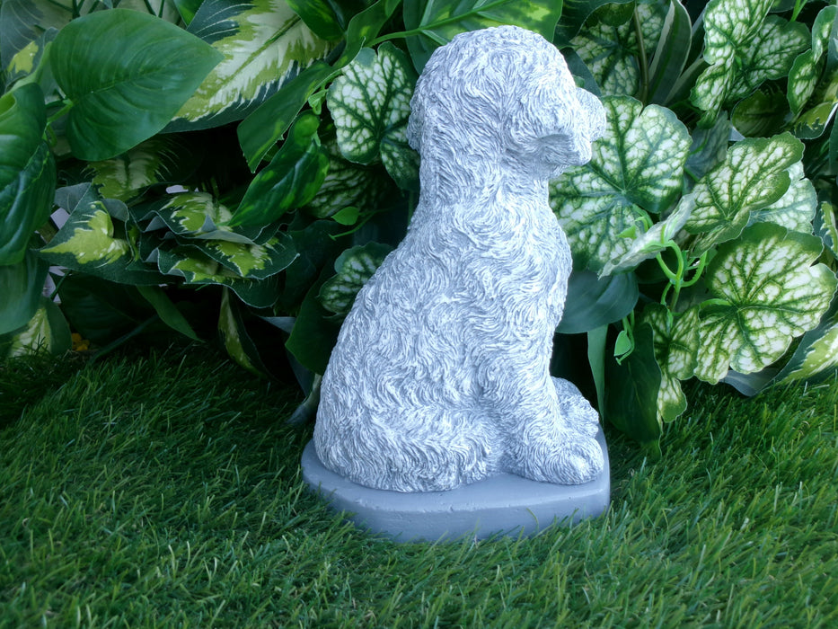 Cockapoo Concrete Statue 5x5.5x8.25" High