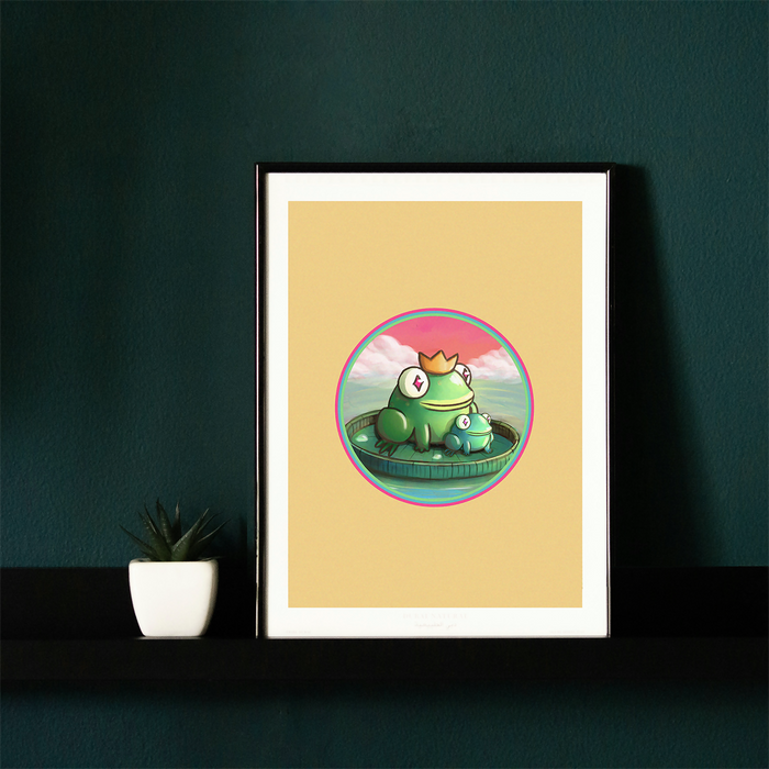 High Resolution Art Print - Ribbit