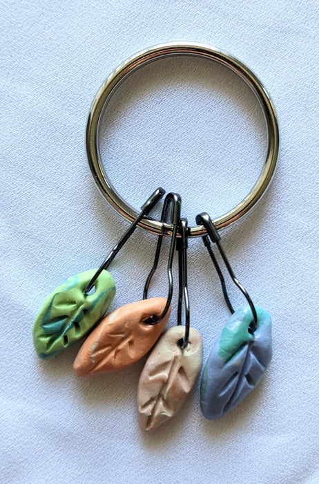 Leaf Stitch Markers (Set of 4)