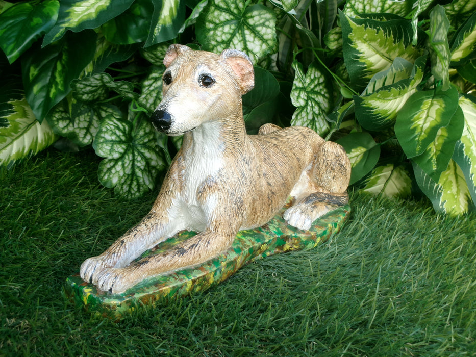 Greyhound Dog Concrete 12 x 4-1/2 x 6-3/4 " High