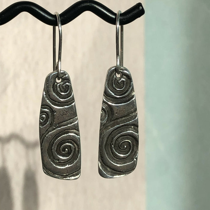 Funky Sterling Silver Earrings