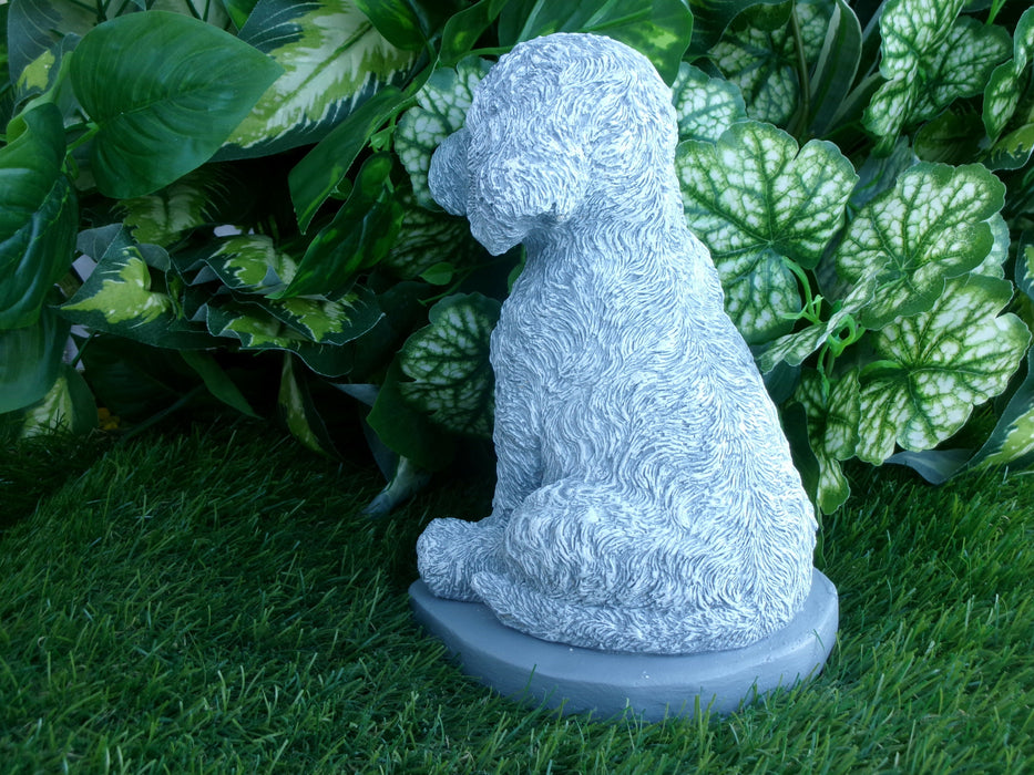 Cockapoo Concrete Statue 5x5.5x8.25" High