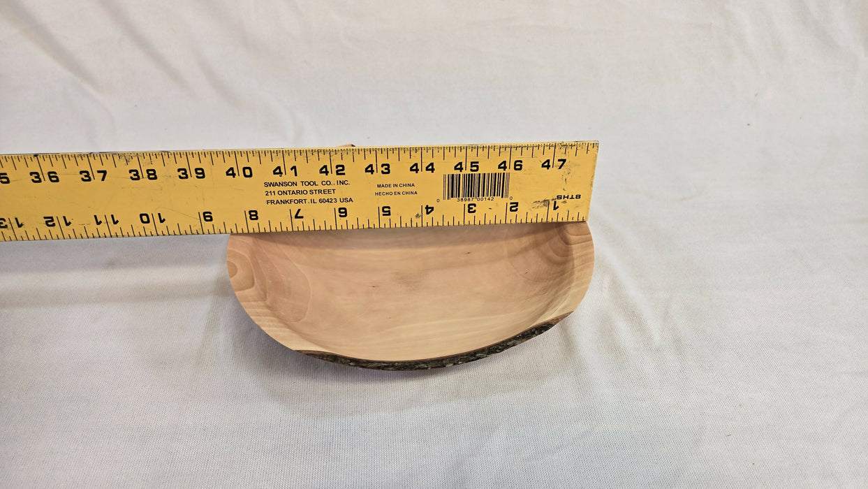 Natural Edge Bradford Pear Bowl 8-1/2" Hand Turned