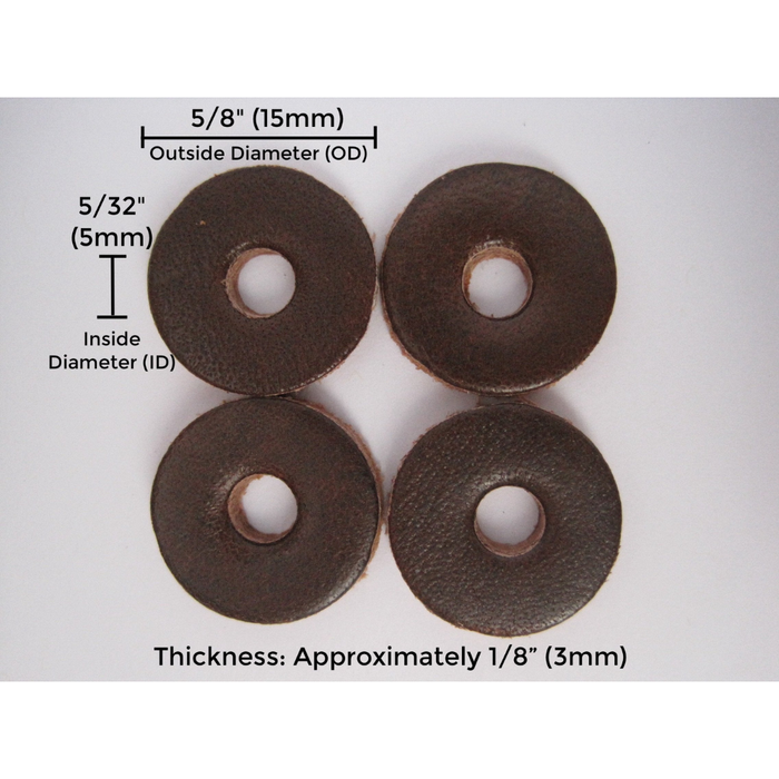 Walnut Studiolo Parts Leather Washers