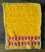 Photograph of the altar cloth without anything on it.