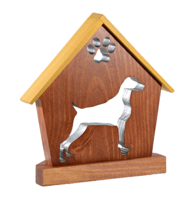 WEINMARANER Personalized Dog Memorial Gift | Doghouse LED Tealight - DogPound Creations