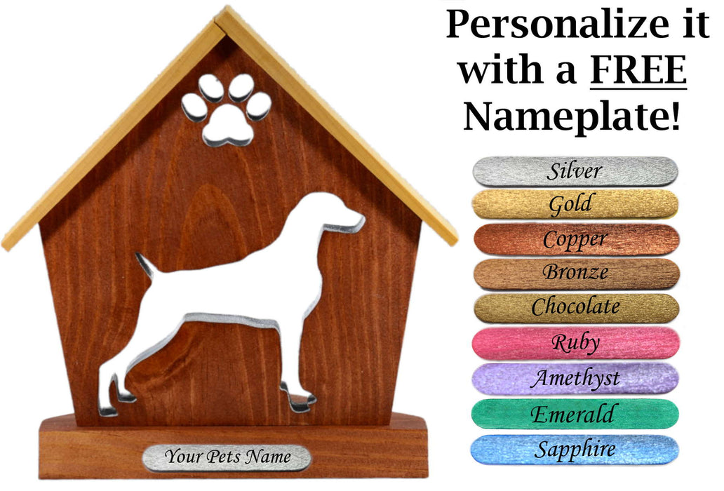 WEINMARANER Personalized Dog Memorial Gift | Doghouse LED Tealight - DogPound Creations