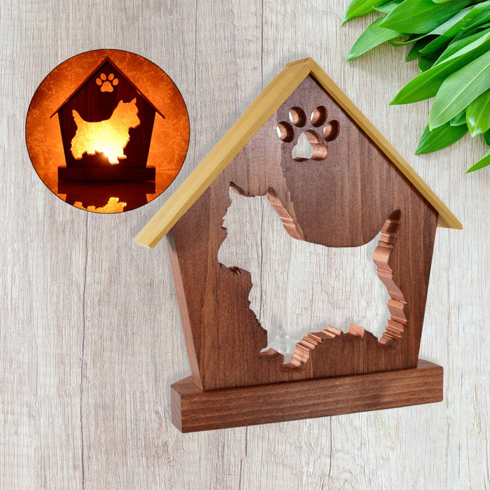 WESTIE Personalized Dog Memorial Gift | Doghouse LED Tealight - DogPound Creations