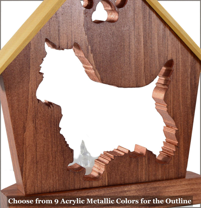 WESTIE Personalized Dog Memorial Gift | Doghouse LED Tealight - DogPound Creations