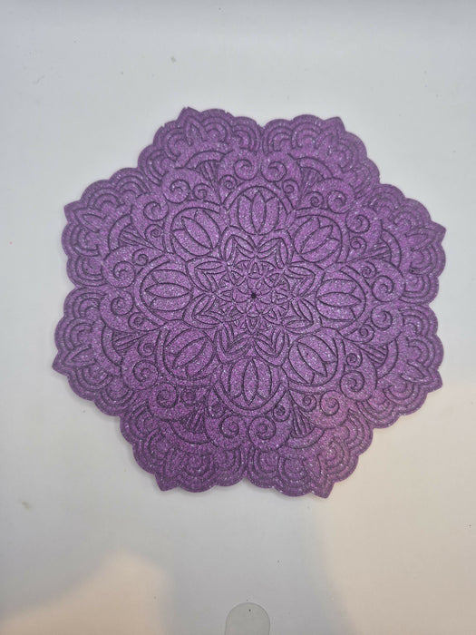 Purple Mandala Incense Holder