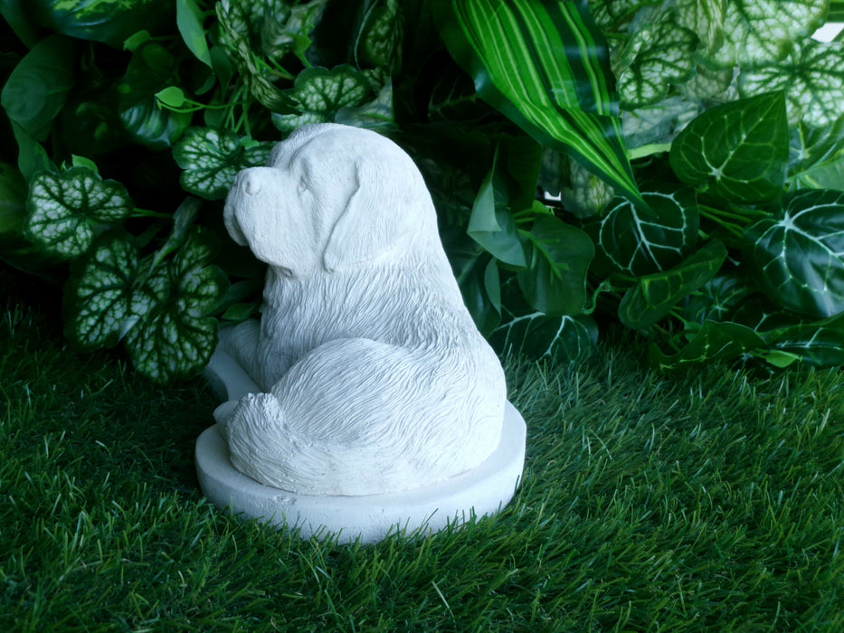St Bernard Dog Concrete Statuary 11 x 5-1/2 x 6" High