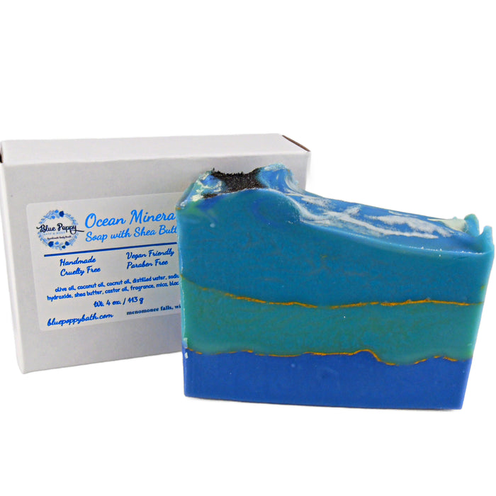 ocean minerals handmade soap bar
