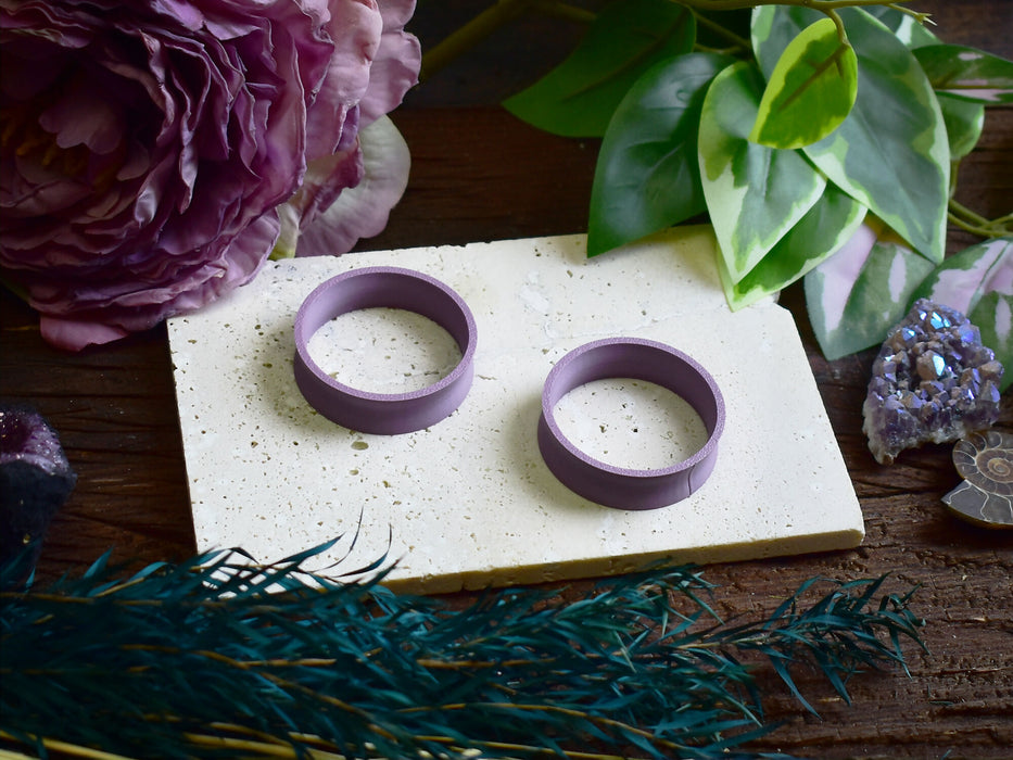 Ear Tunnels 10-100mm Lavender | Pair | Ultra Light Thin-wall Ear Plugs | Gauge Earrings | Gauged Plugs