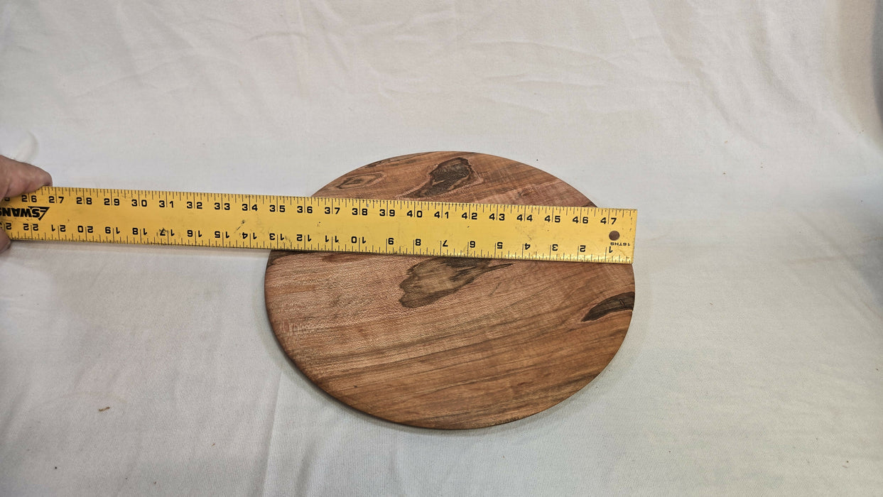 Ambrosia Maple Thin Platter 13-1/4" Hand Turned