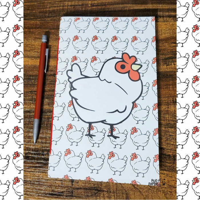 Brook on a Brook Pattern Background Handmade Soft Cover Journal
