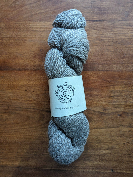 100% Wool Yarn, medium weight, 4 oz, 179 yards, grey