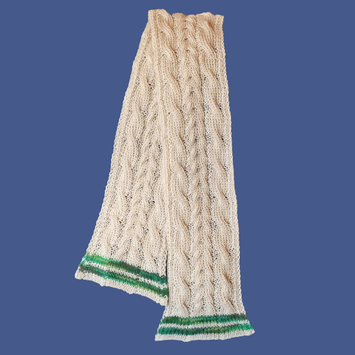 cabled scarf