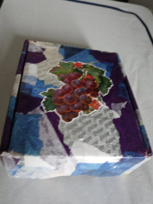 Keepsake Decoupage Box - Grapes of Math