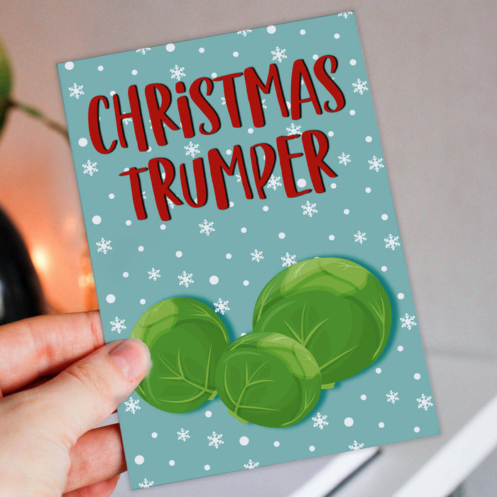 Christmas Trumper sprout card