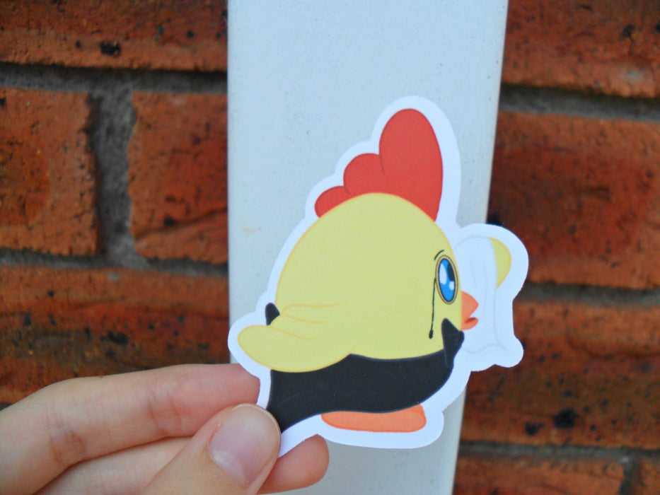 Butler Chicken Waterproof Vinyl Sticker