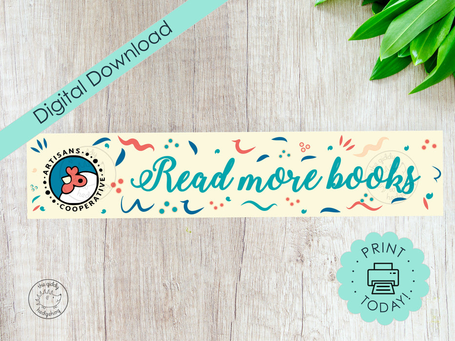 Printable Chicken Themed Bookmark - Instant Download Fundraiser for Artisans Co-op