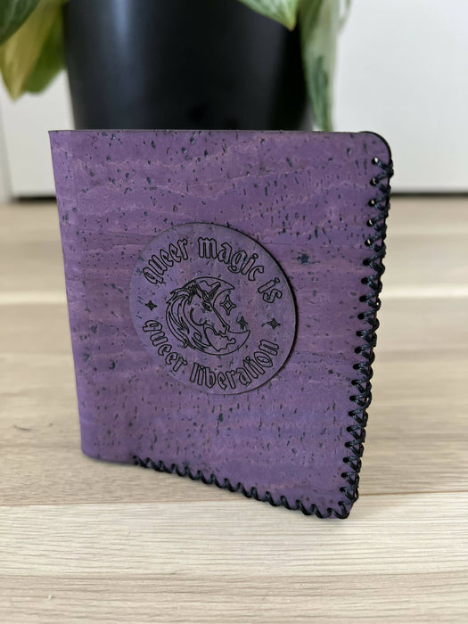 Maximalist Queer Cork Magic Wallets