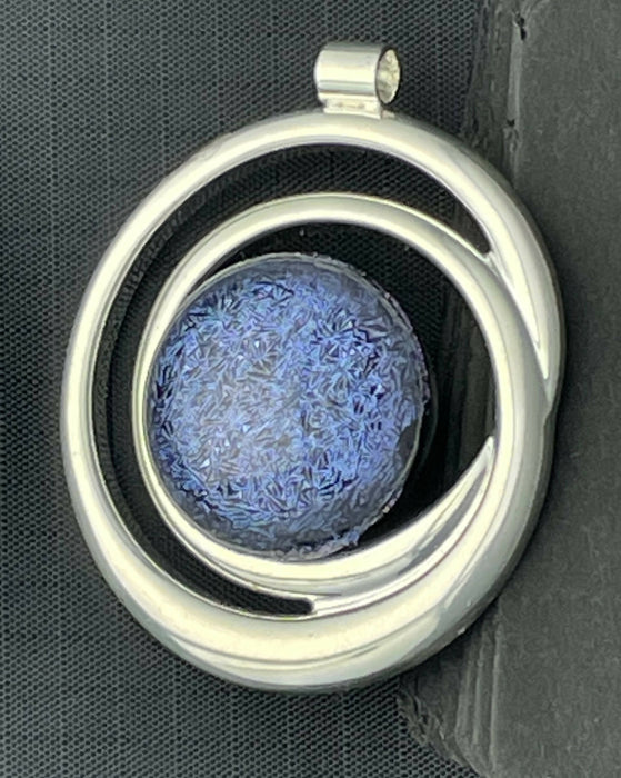 SOLD -- Double Halo Pendant