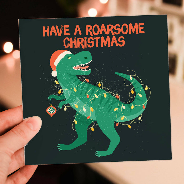 Have a Roarsome Christmas card