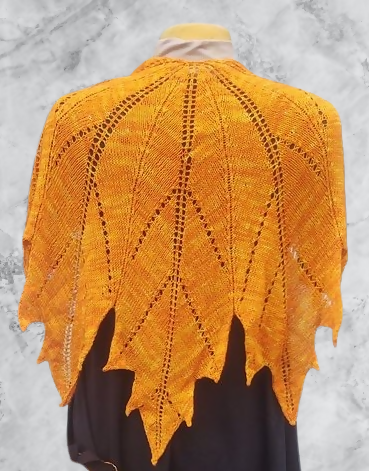 Season's Change Leaf Shawl & Hat