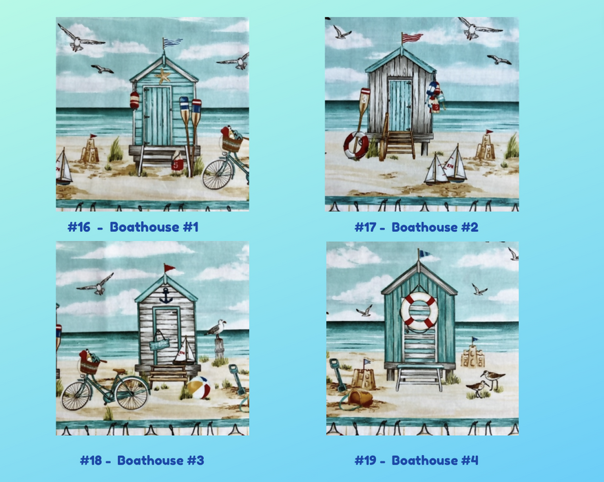 Boathouses #16 to #19