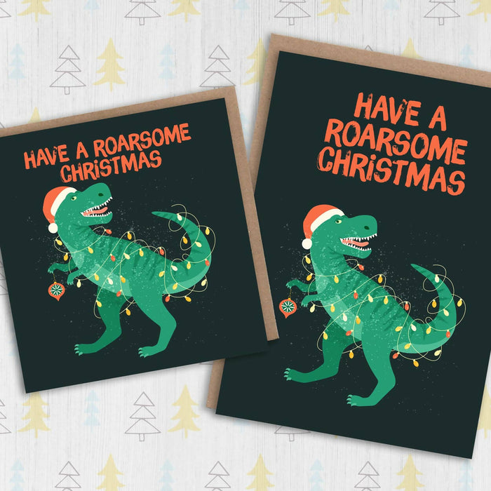 Have a Roarsome Christmas card