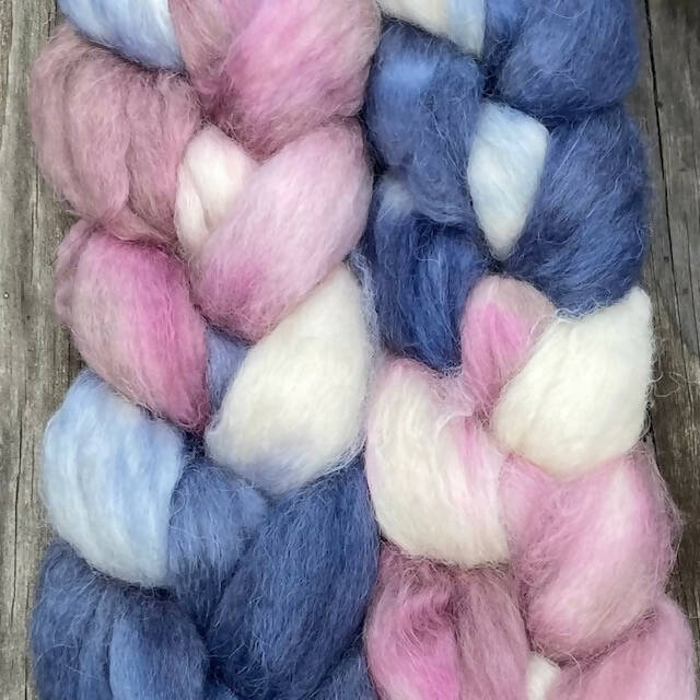 "Rhapsody" hand dyed Baby Alpaca