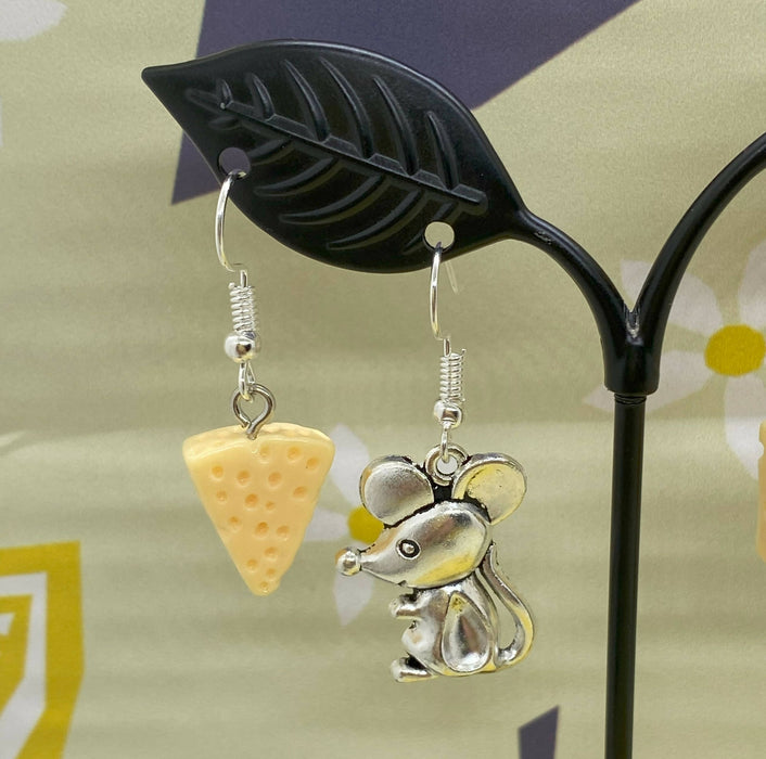 Cheese and Mouse Earrings