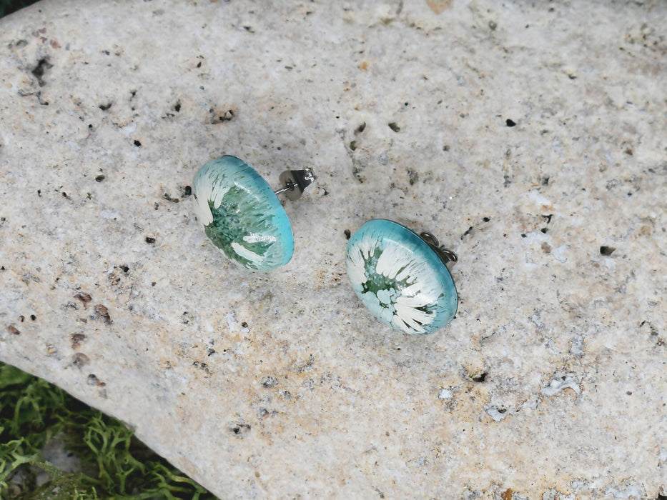 Resin Stud Earrings #85